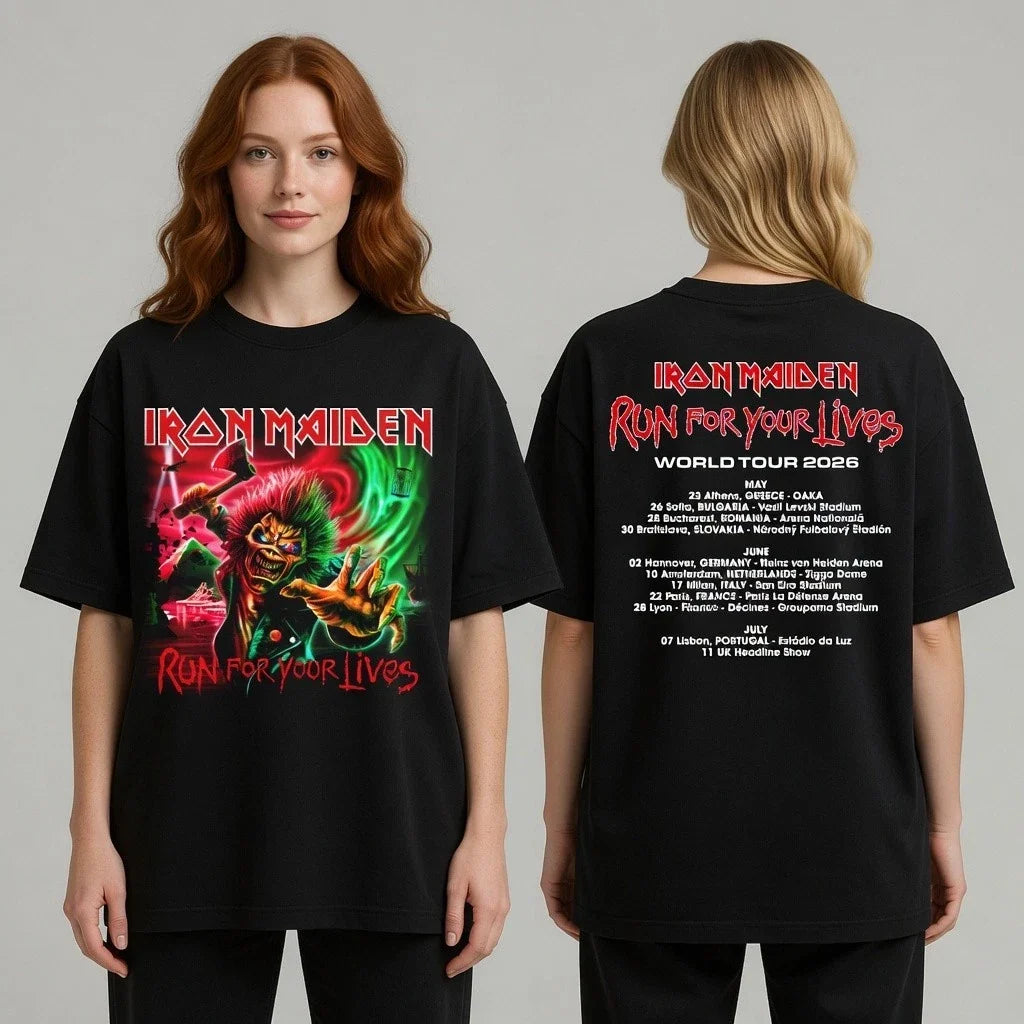 Classic Heavy Metal World Tour 2026 Graphic T Shirt Fan Tee Unisex , , , Long Sleeve Tee