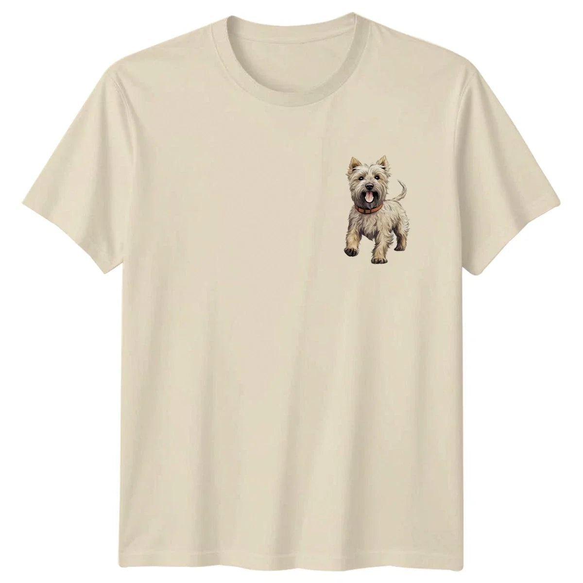 Terrier Dog Graphic Unisex T Shirt Men Women Tee Cute Canine Design Unisex , , , Long Sleeve Tee