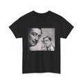 Funny Art Mashup Unisex Heavy Cotton Tee, Mr Bean and Salvador Dali Shirt Unisex , , , Long Sleeve Tee