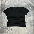 Fendi Black Men's Size XL Small Logo Monster Eyes Cotton Tee Italy Unisex , , , Long Sleeve Tee