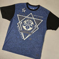 Affliction Sport T Shirt Mens 2XL Short Sleeve Graphic Blue Black Y2k Grunge Unisex , , , Long Sleeve Tee