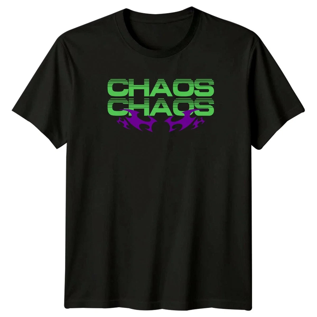 Chaos Chaos Y2K Aesthetic Streetwear Birthday Gift For Him And Her Unisex , , , Long Sleeve Tee