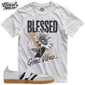 Shirt To Match Samba Jane White Black Gum Unisex Tee Sneaker Shirt Blessed Shirt Unisex , , , Long Sleeve Tee