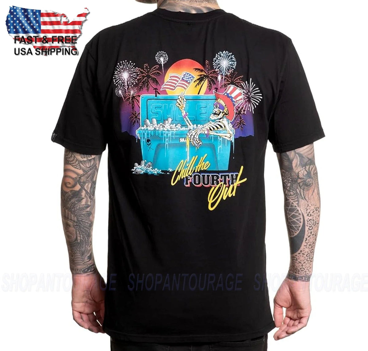 Sullen Art Collective Chill Out Standard Fit SCM6427 Short Sleeve Men`s Unisex , , , Long Sleeve Tee