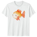 Cute Watercolor Goldfish Ocean Life 2026 Gift For Him And Her Unisex , , , Long Sleeve Tee
