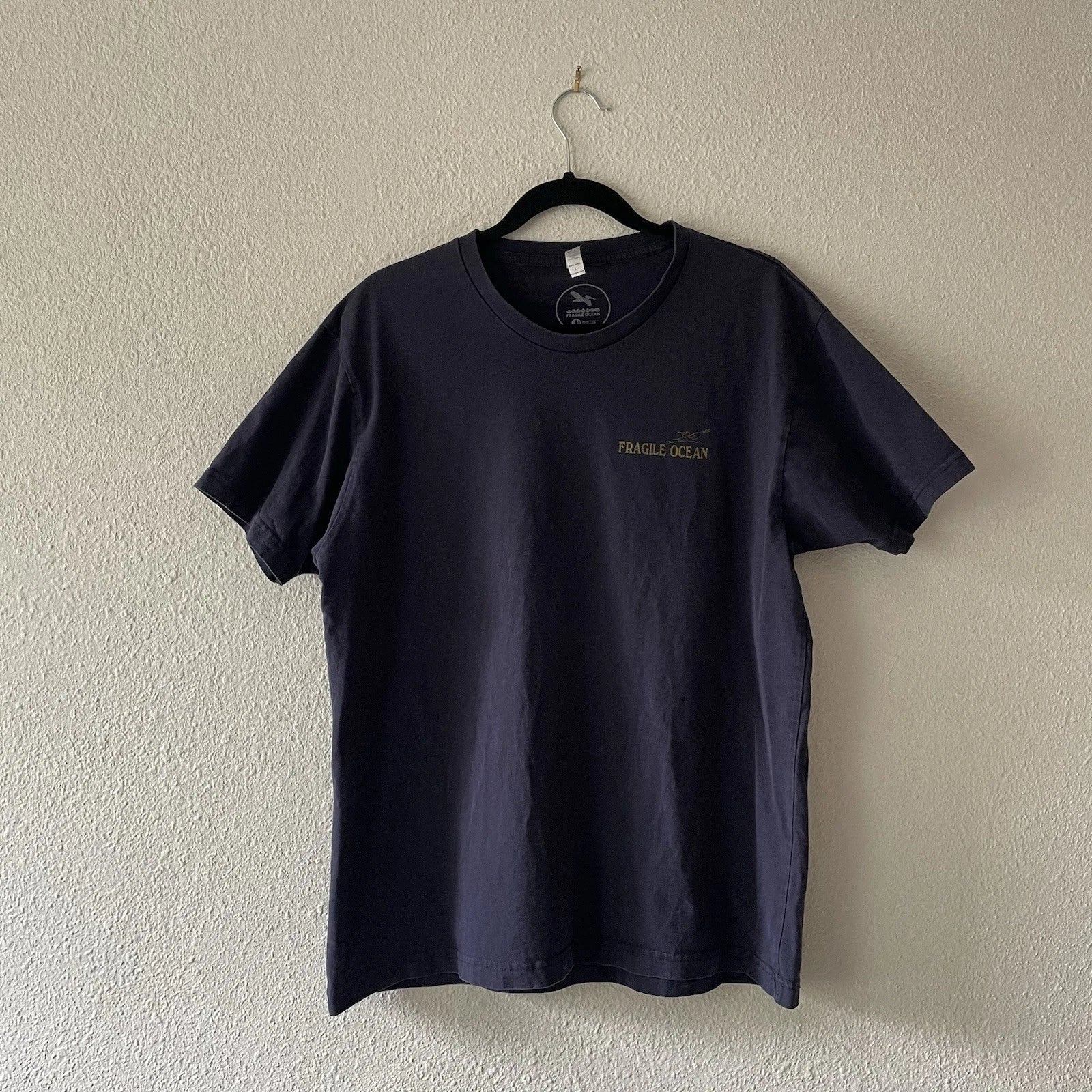 Fragile Ocean San Clemente California Graphic Tee Shirt Men’s Large Surf Unisex , , , Long Sleeve Tee
