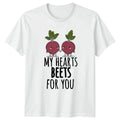 My Hearts Beets For Womens Vegetable Valentine Gift For Her Unisex , , , Long Sleeve Tee