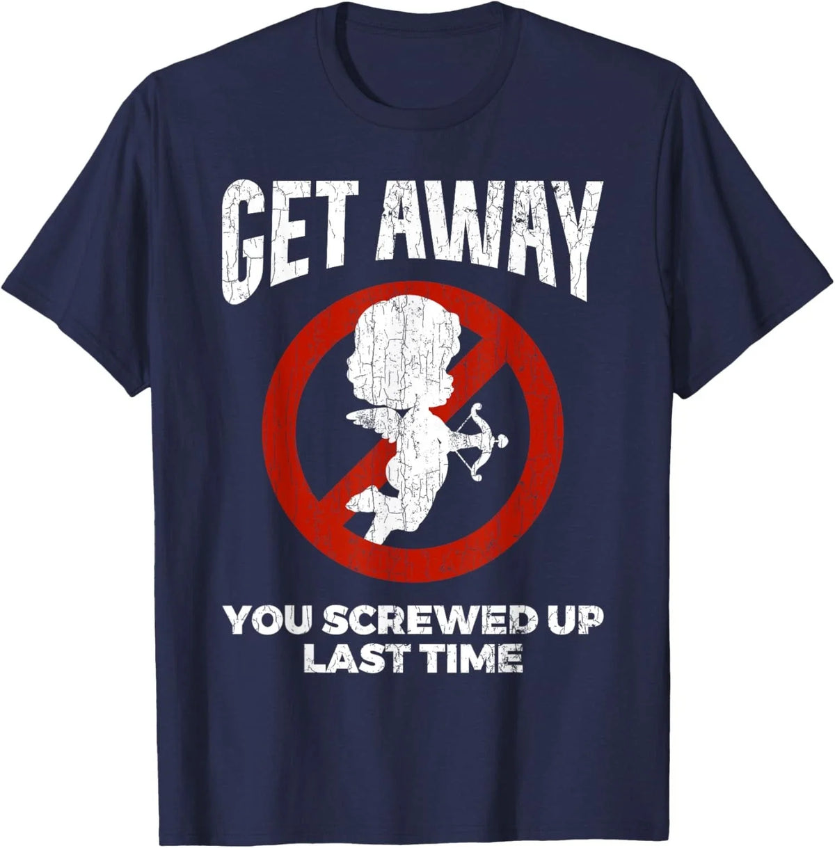 Anti Valentines Sarcastic Cupid Quote Funny Gift Cool Unisex Unisex , , , Long Sleeve Tee