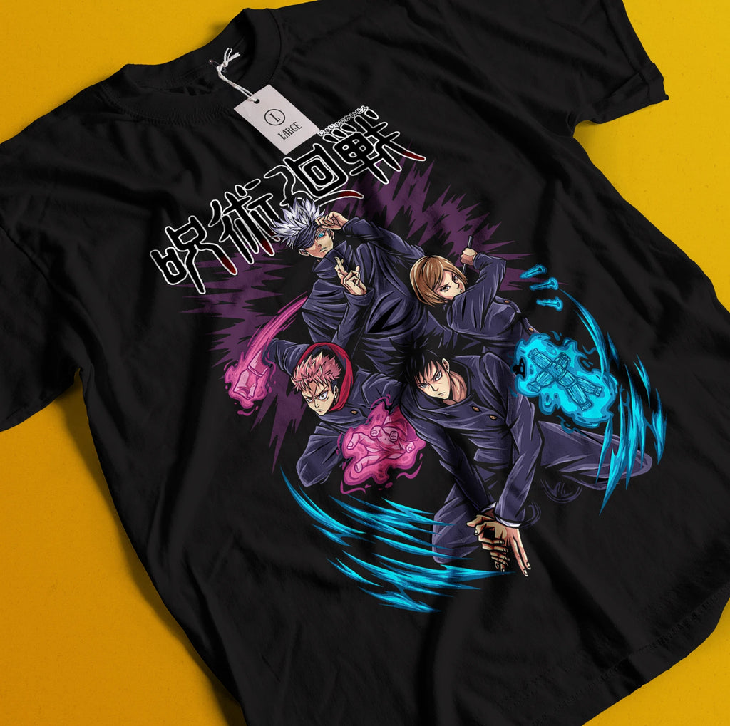 Jujutsu Kaisen Shirt JJK Tshirt Gojo Satoru T-Shirt Itadori Megumi Nobara Tee
