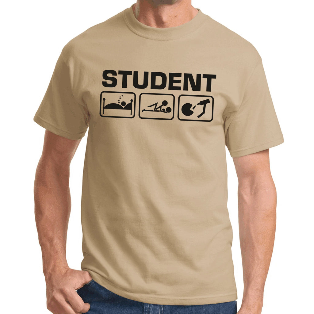 Student University Celebration Party Quotes Gift Funny Fun Comedy Saying T-Shirt