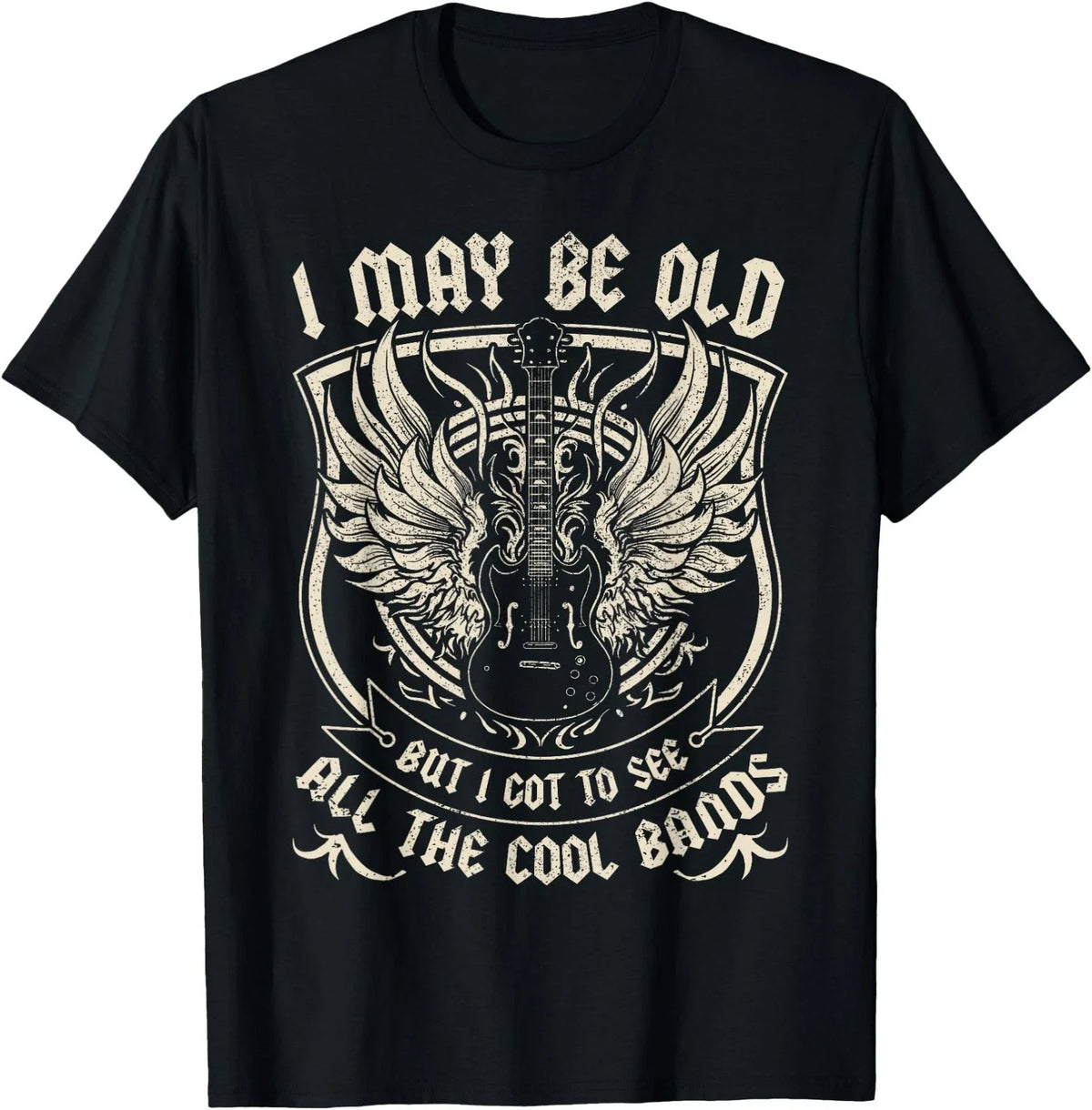 I May Be Old But I Got to See All The Cool Band Rock Concert Unisex , , , Long Sleeve Tee