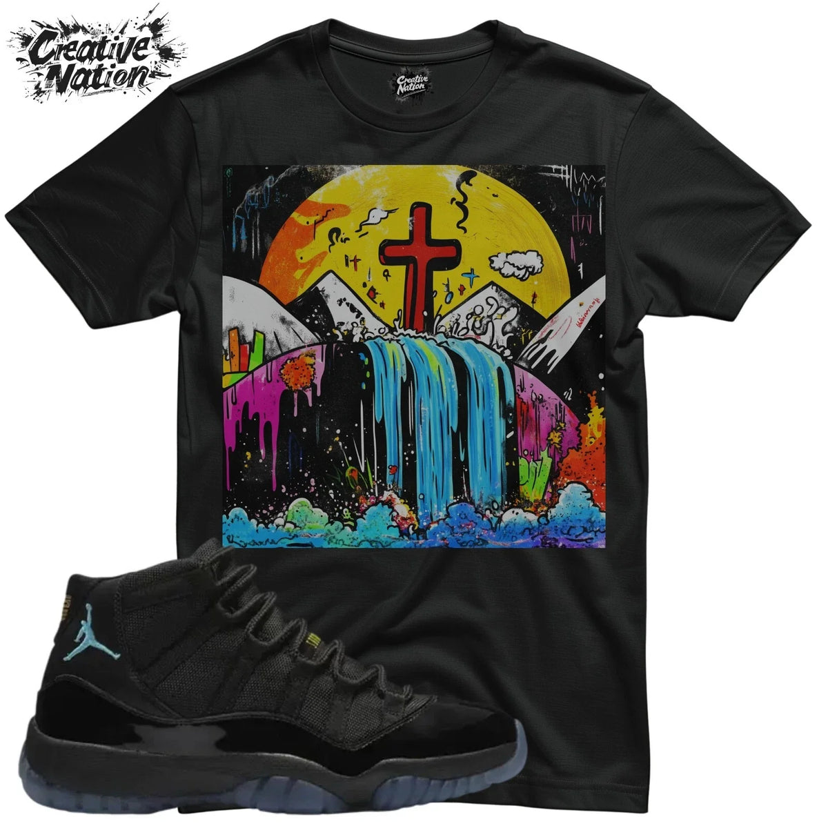 Shirt To Match Gamma Blue Unisex Tee Sneaker Shirt Christian Shirt Unisex , , , Long Sleeve Tee