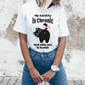 My Anxiety Is Chronic but this ass is iconic shirt, Funny cat Shirt, cute Shirt Unisex , , , Long Sleeve Tee