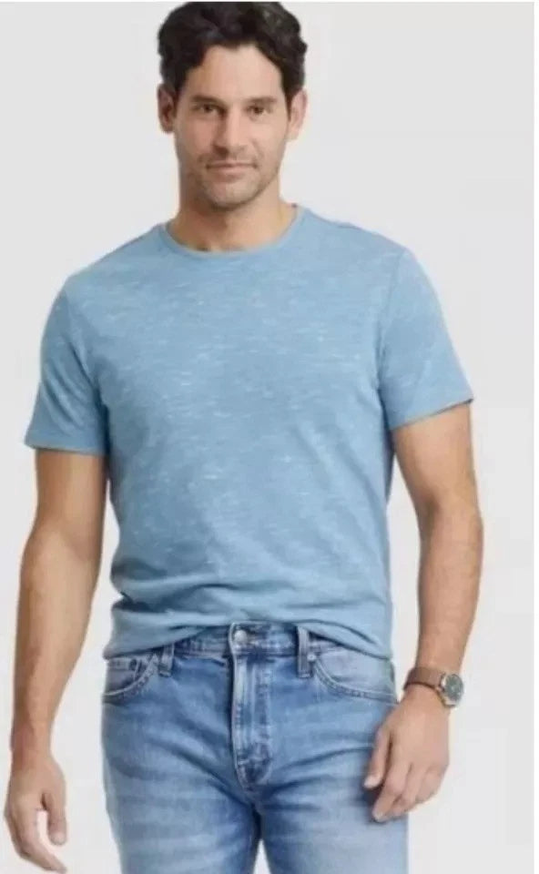 Goodfellow & Co Mens Standard Short Sleeve Novelty T-Shirt - Friendship Blue xl