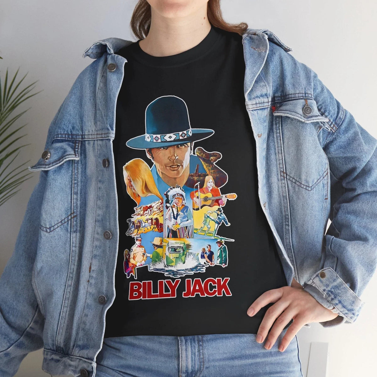 Billy Jack (1971) V2 Martial Arts 70s Native American Indian Unisex , , , Long Sleeve Tee