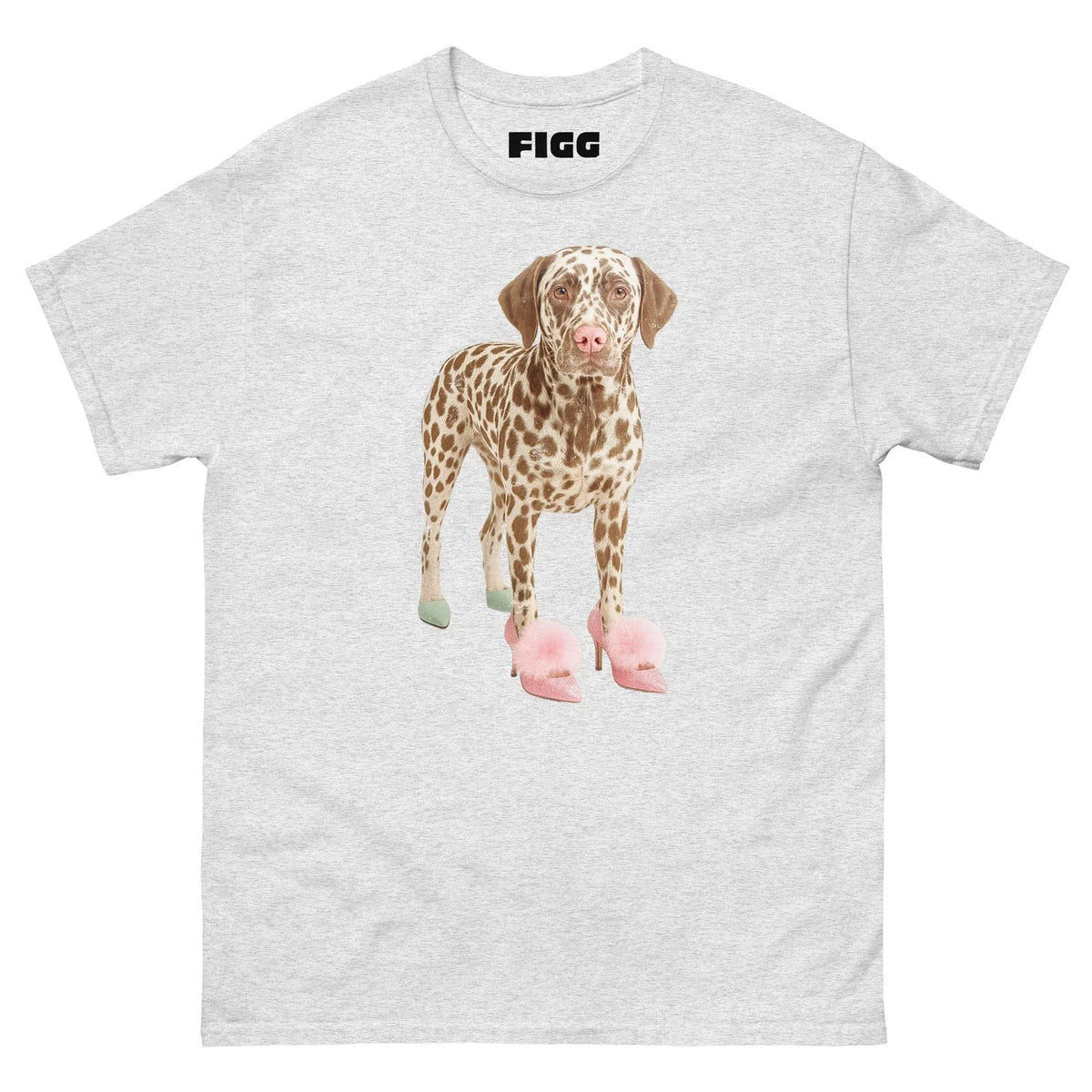 Funny Dalmatian Dog in High Heels Dog Art, Aesthetic Graphic Tee Unisex , , , Long Sleeve Tee