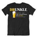 Druncle Beer Definition T-SHIRT Normal Uncle Men's Humor TEE Drunker Shirt