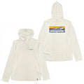 Patagonia Men Capilene Cool Daily Hoody Boardshort Logo L/S - Dyno White Unisex , , , Long Sleeve Tee
