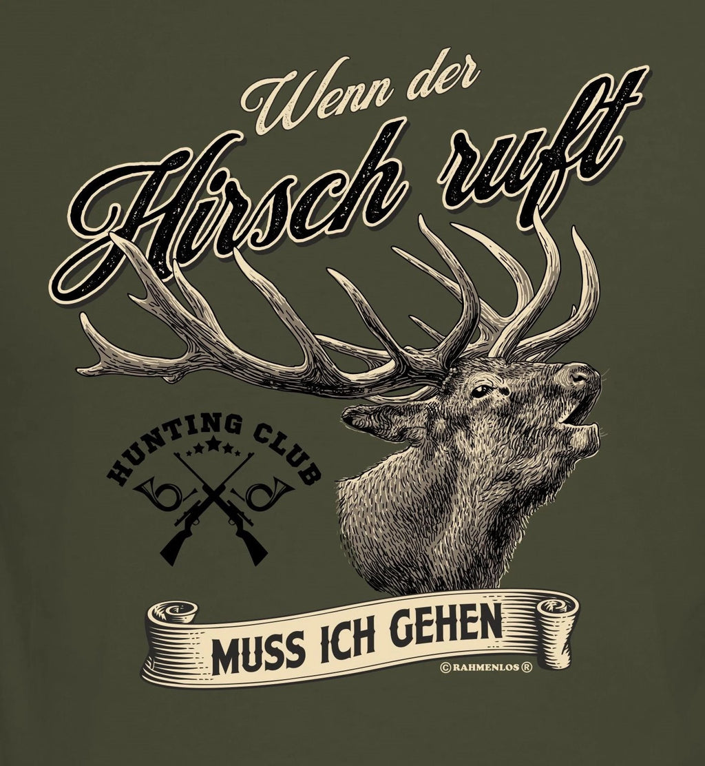Men Jäger T-Shirt If The Deer Calls Funny Hunting Quote Shirt Waidmänner