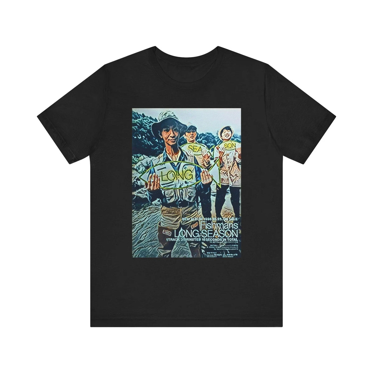 Fishmans Long Season Graphic Print Art Crew Unisex Jersey Short Sleeve Tee Shirt Unisex , , , Long Sleeve Tee