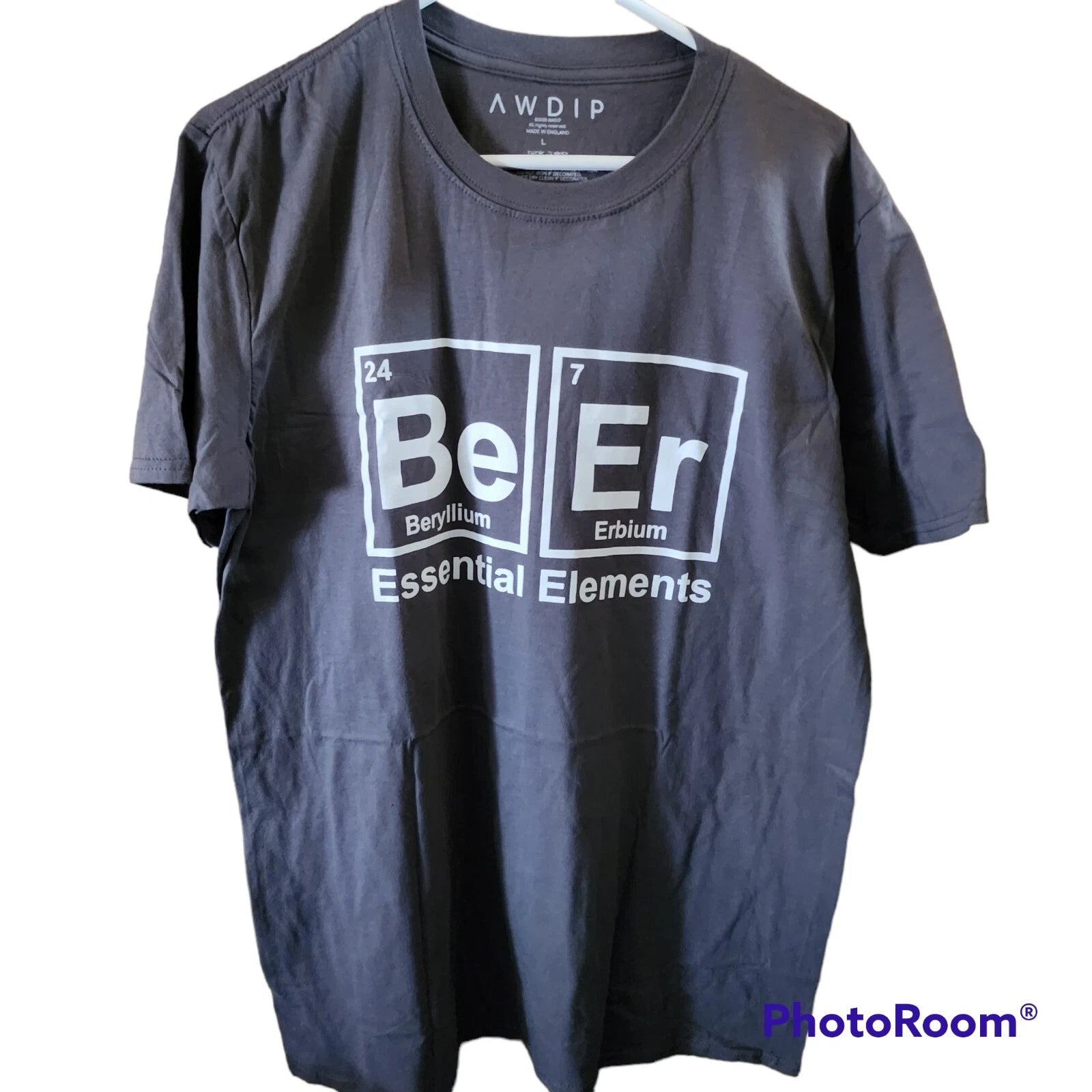 Element of Beer T-Shirt Science Periodic Table Funny Drinking Graphic Party Tee