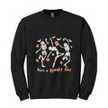 Have A Spooky Day , Halloween Dancing Skeleton Sweater, Cute Skeleton Unisex , , , Long Sleeve Tee
