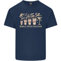 Funny Weekly Coffee to Alcohol Evolution Wine Mens Light Cotton T-Shirt