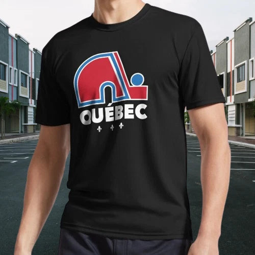 Nordiques Quebec Hockey Team Avalanch Logo Active T-Shirt Funny Size S to 5XL