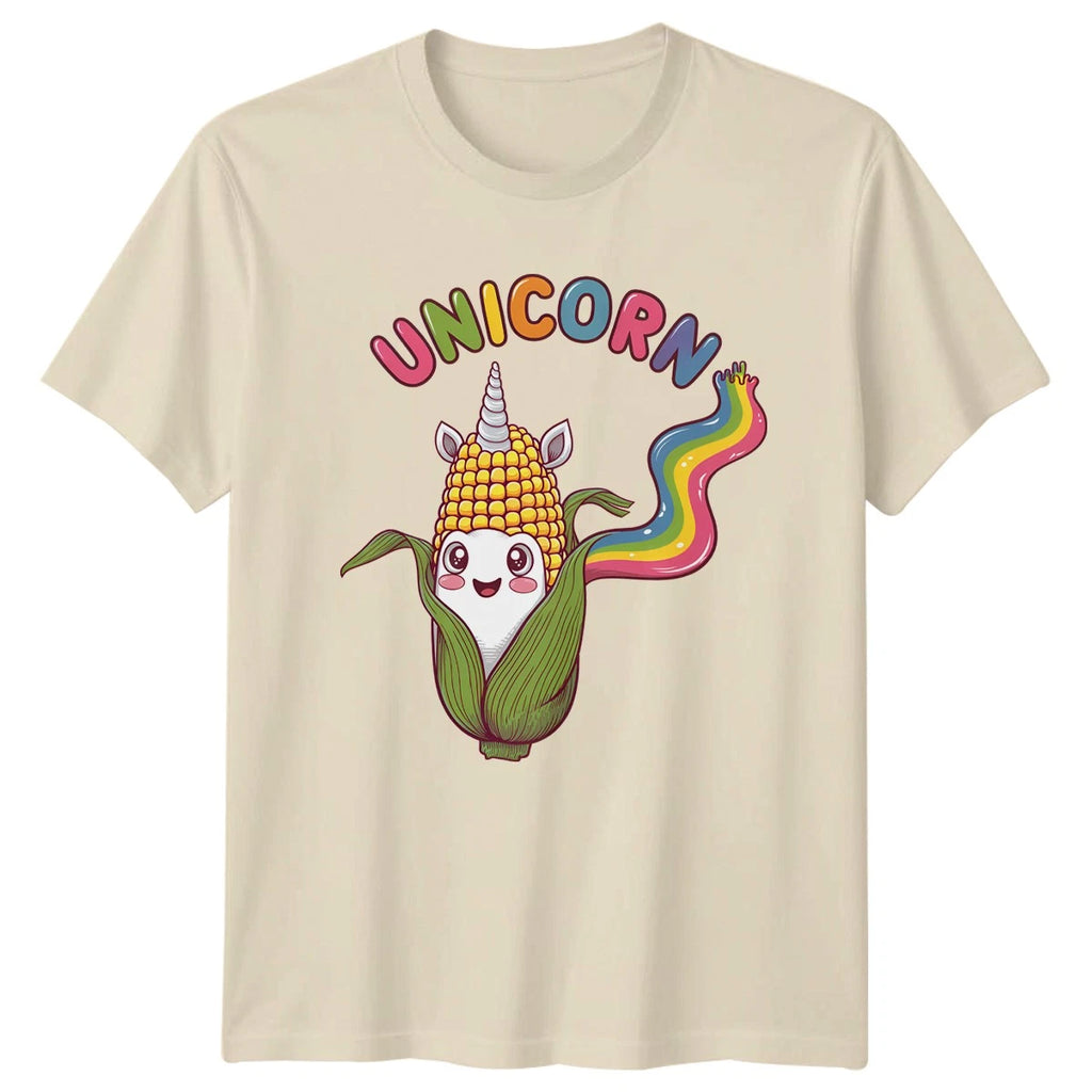 Unicorn T-Shirt Kawaii Corn Fantasy Food Birthday Gift For Him And Her