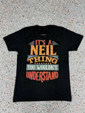 Neil Funny Creative Graphic - M Unisex , , , Long Sleeve Tee
