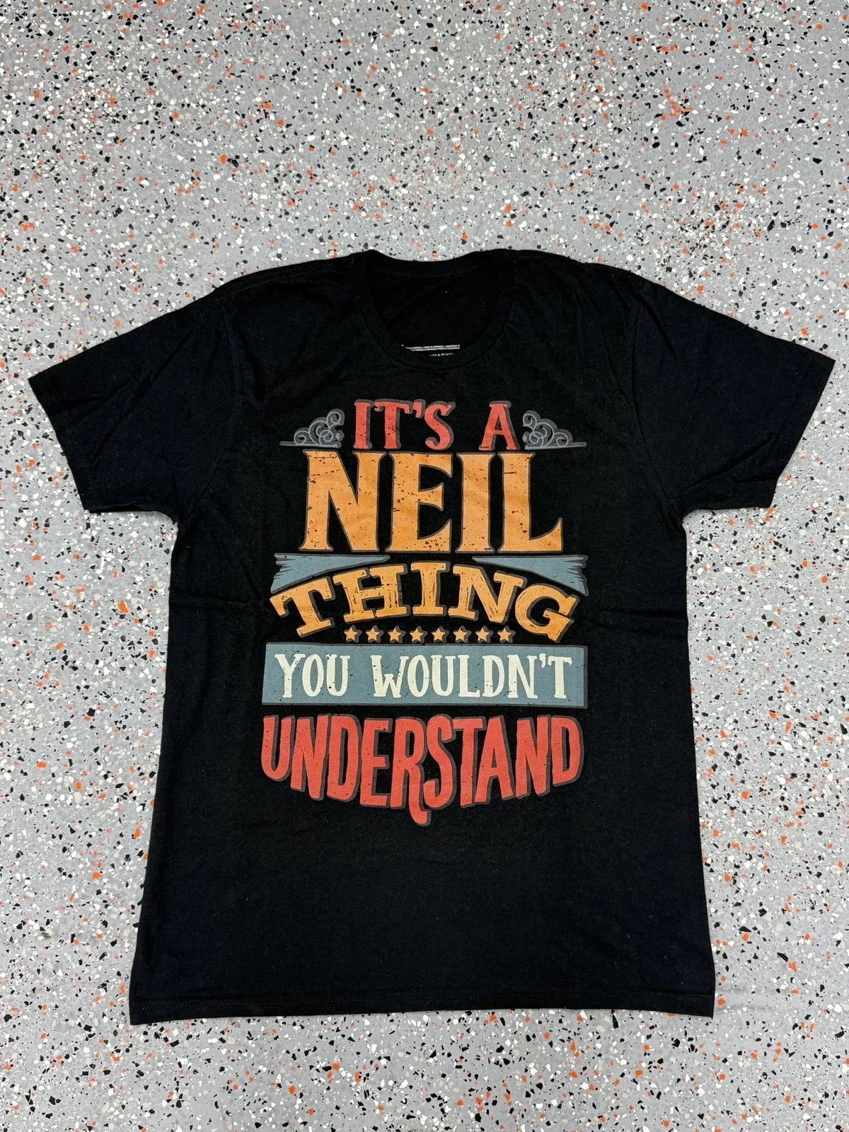 Neil Funny Creative Graphic - M Unisex , , , Long Sleeve Tee