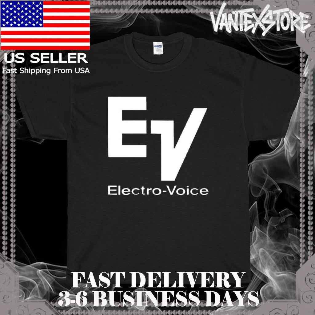 NEW SHIRT EV ELECTRO VOICE LOGO MEN'S T-SHIRT FUNNY AMERICAN USA SIZE S-5XL