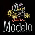 MODELO SHIRT Mens EXTRA LARGE XL BLACK CERVEZA BEER CASUAL DRINKING SKULL NWT