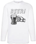 Beer! Fun Alcohol Beer Get Drunk Party Hangover Brewer Wasted Long Sleeve T-Shirt
