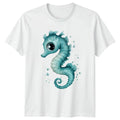 Cute Seahorse Ocean Life 2026 Birthday Gift For Him And Her Unisex , , , Long Sleeve Tee