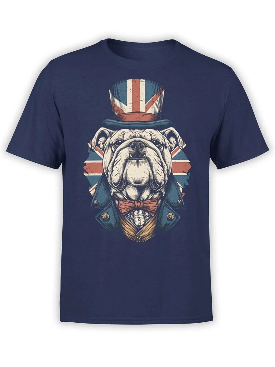 FANTUCCI Sir Bulldog | British Gentleman Dog Tee | Unisex Unisex , , , Long Sleeve Tee
