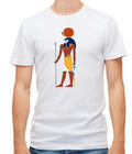 Egyptian God Ra, Sun Ancient Egypt, Short Sleeve White T Shirt Men G052 Unisex , , , Long Sleeve Tee