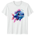 Cute Blue Fish Ocean Life Gift For Him And Her Unisex , , , Long Sleeve Tee