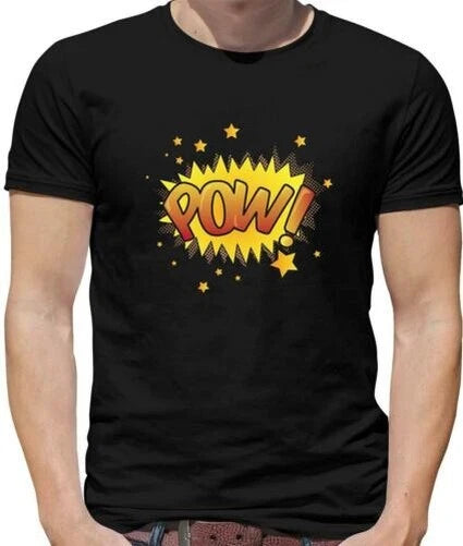 Superhero Pow T-Shirt - Comic - Comics - Pop Art - New Graphic - Hero