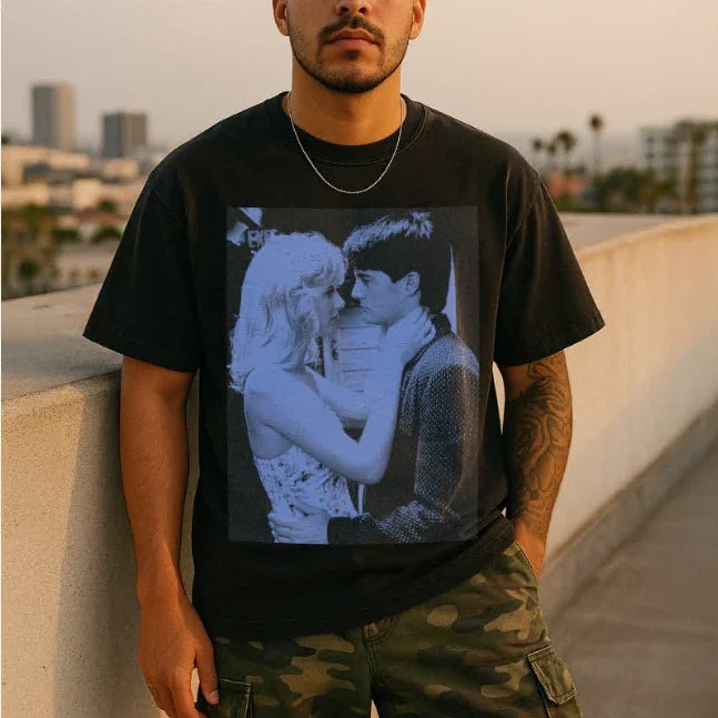 Blue Velvet TShirt, Distressed Vintage Film Graphic Tee, David Lynch Aesthetic Unisex , , , Long Sleeve Tee