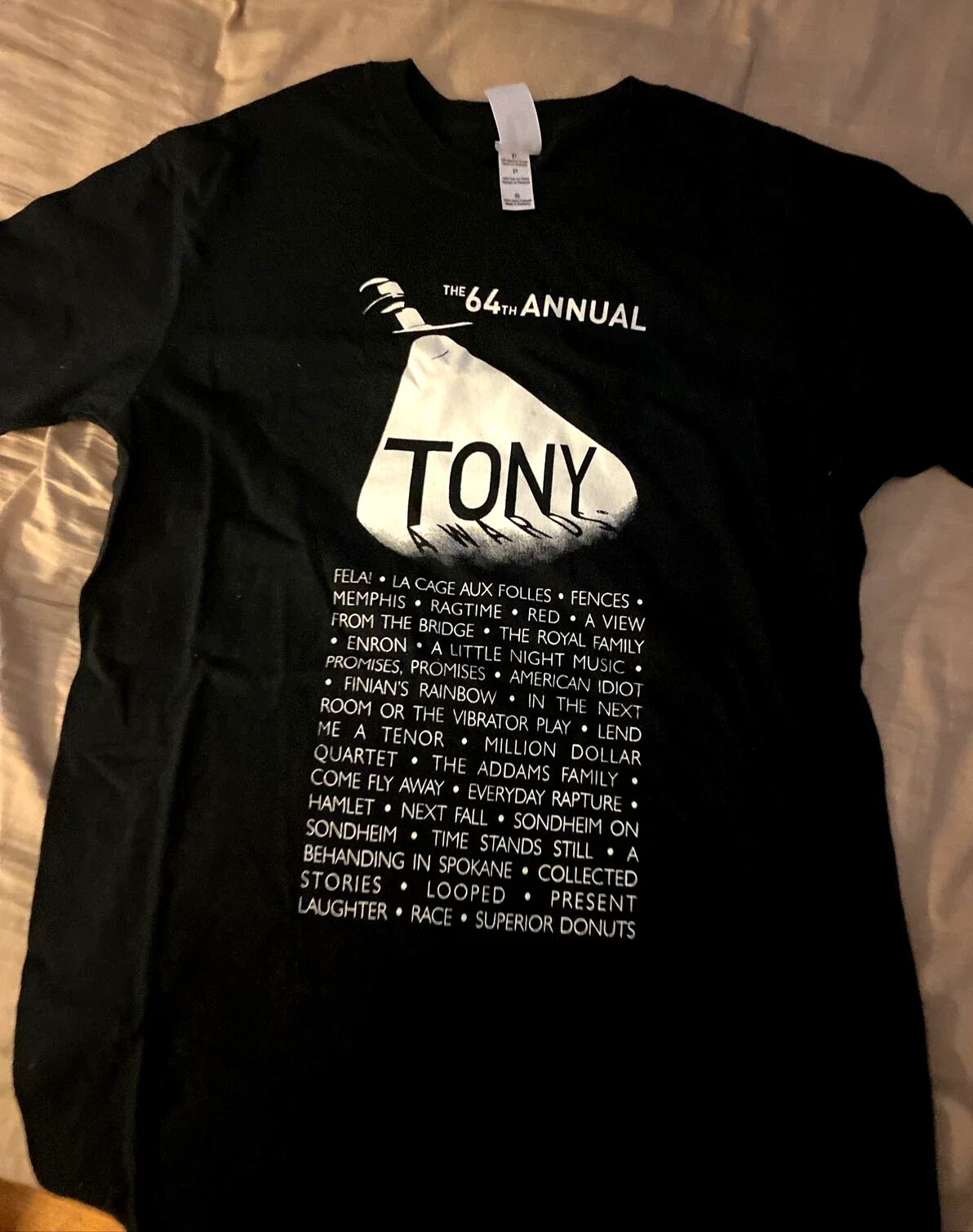 66th Annual 2012 Tony Awards Small Unisex , , , Long Sleeve Tee