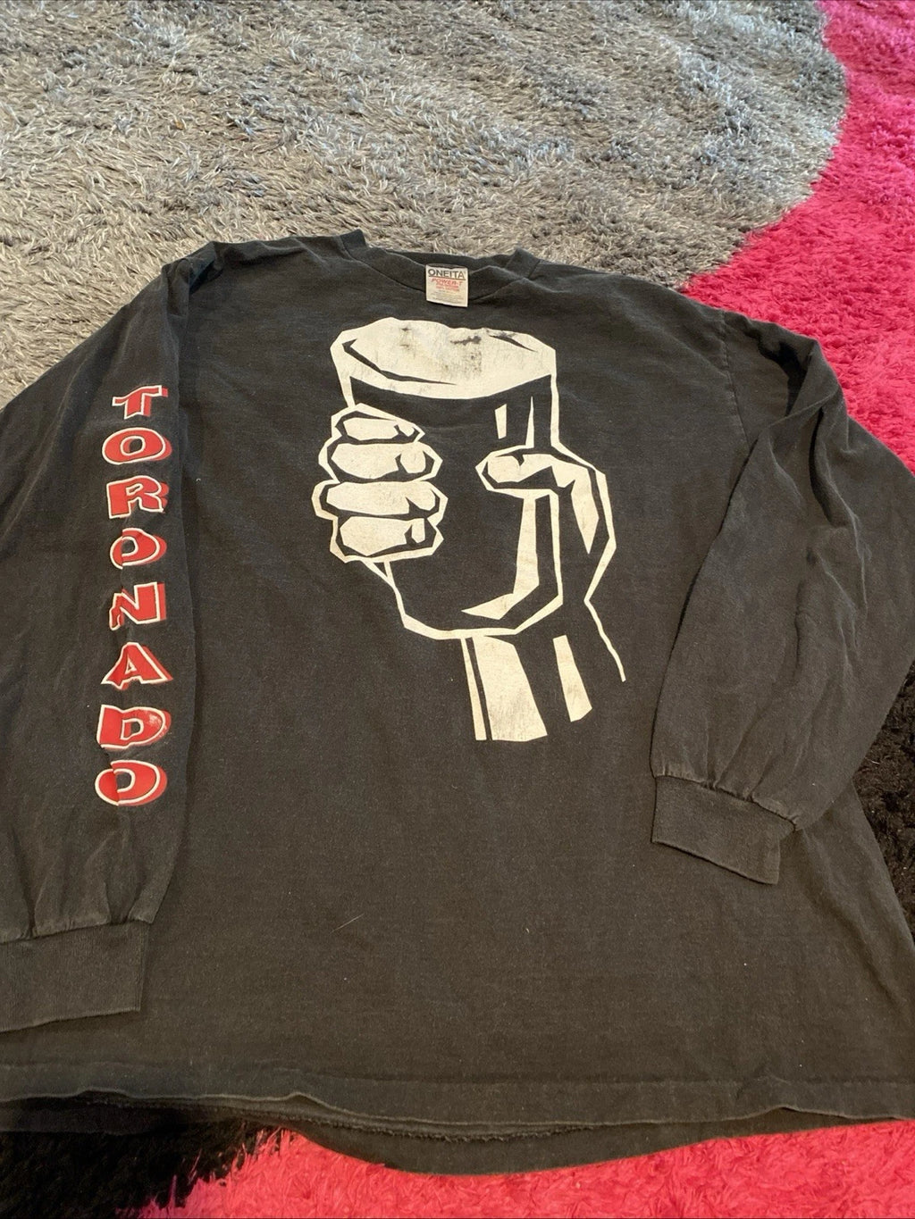 Vintage 90s Toronado San Francisco Cali Dive Bar LS Tee Shirt XL Faded Beer Pub