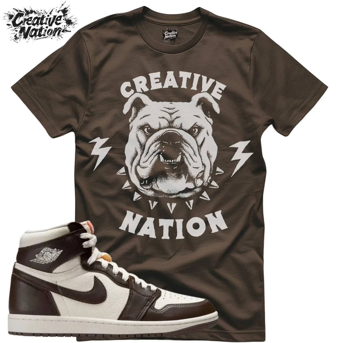 Shirt To Match 1 High OG Light Madder Root Unisex Tee Sneaker Shirt Dog Shirt Unisex , , , Long Sleeve Tee
