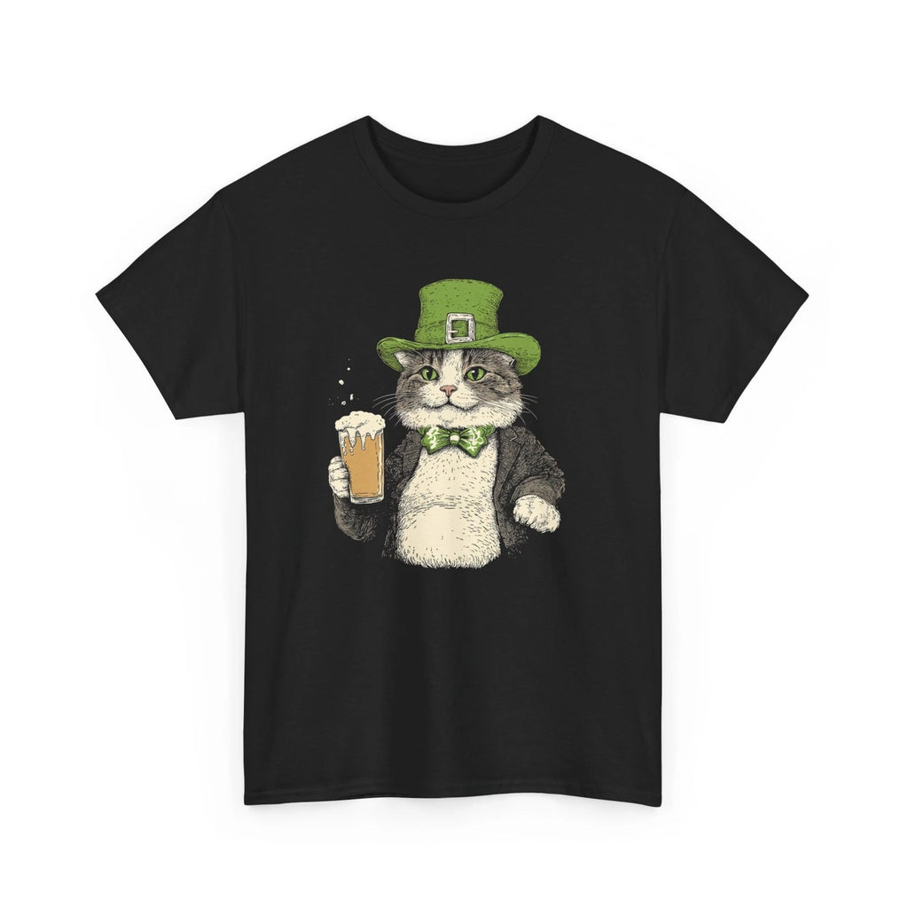 Beer Drinking T-Shirt | Funny Beer Shirt | Cat Drink Beer T-Shirt