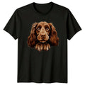 Cute Cocker Spaniel Dog Breed Graphic Pet Lover Animal Portrait Unisex , , , Long Sleeve Tee