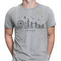 London Skyline England UK Tower Souvenir Cute Gift Mens Tee Top #NED Unisex , , , Long Sleeve Tee