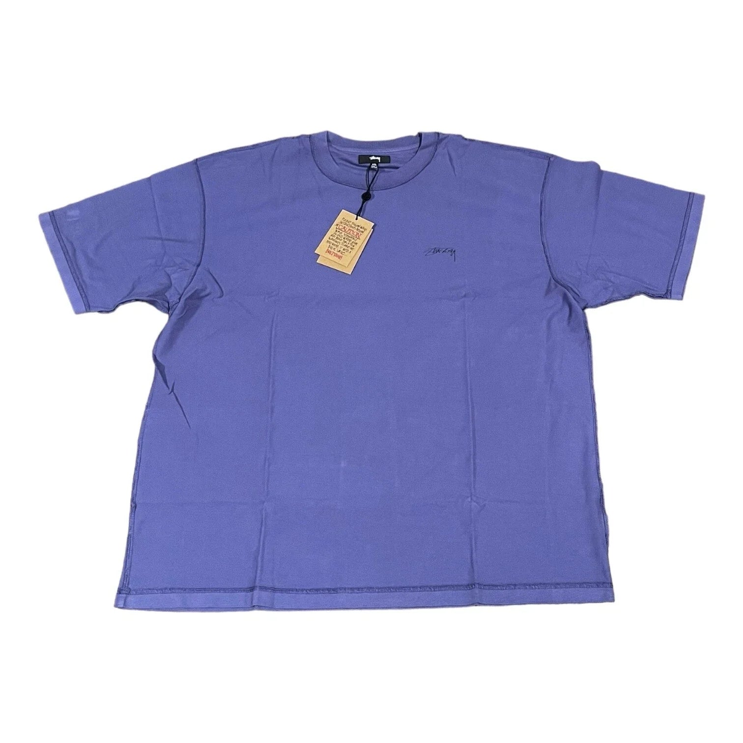 Stussy Lazy Short Sleeves Tee Mens Size 2XL Unisex , , , Long Sleeve Tee