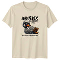 Whatever Life Throws At You T-Shirt Sarcastic Duck Animal Humor