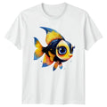 Cute Watercolor Tropical Fish Aquatic Wildlife Gift For Him And Her Unisex , , , Long Sleeve Tee