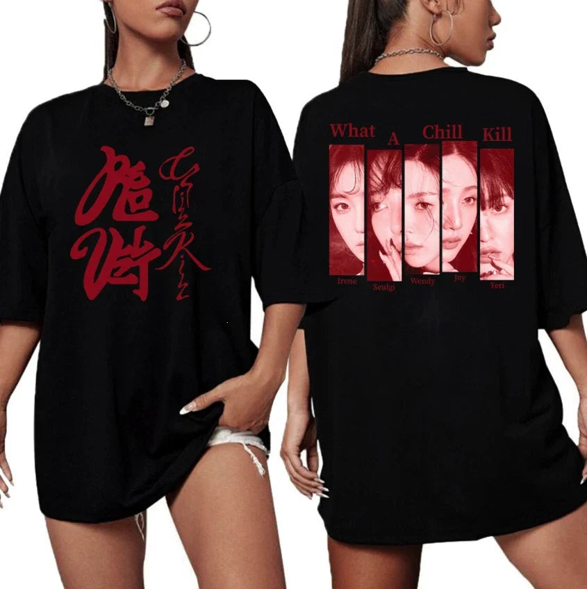Red Velvet Kpop Shirt, Chill Kill Album , What A Chill Kill Shirt Unisex , , , Long Sleeve Tee